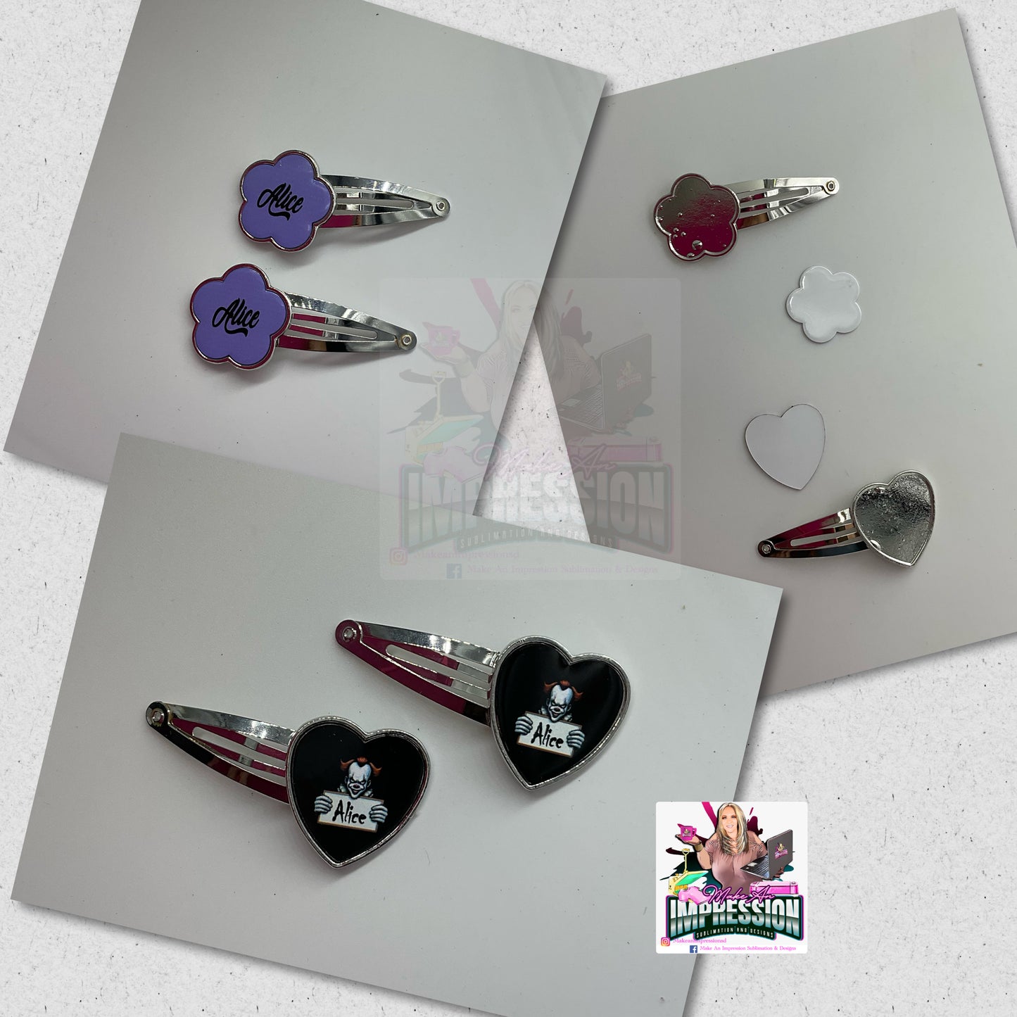 Sublimation Hair Clip Barrette Blanks