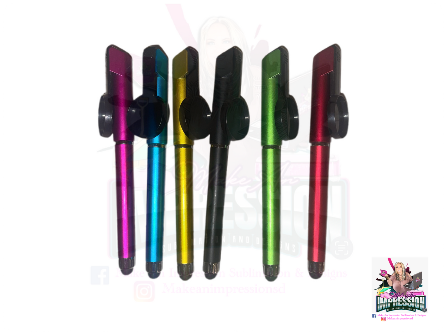 Sublimation Blank Ball Pen w/Stylus