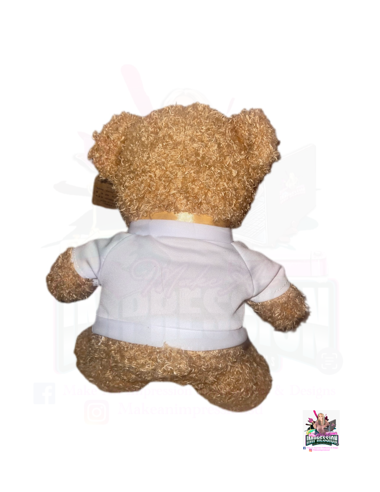 Sublimation Blank Teddy Bear Old Fashion