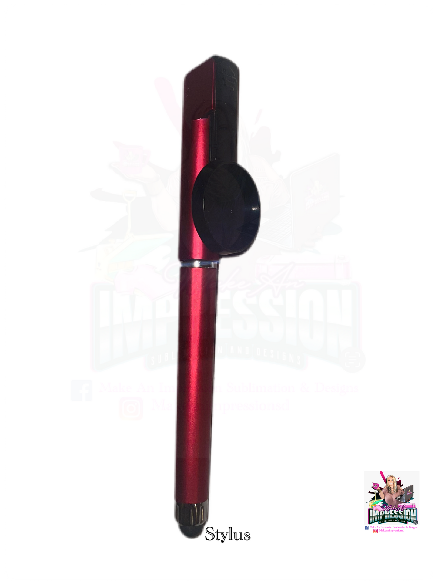 Sublimation Blank Ball Pen w/Stylus