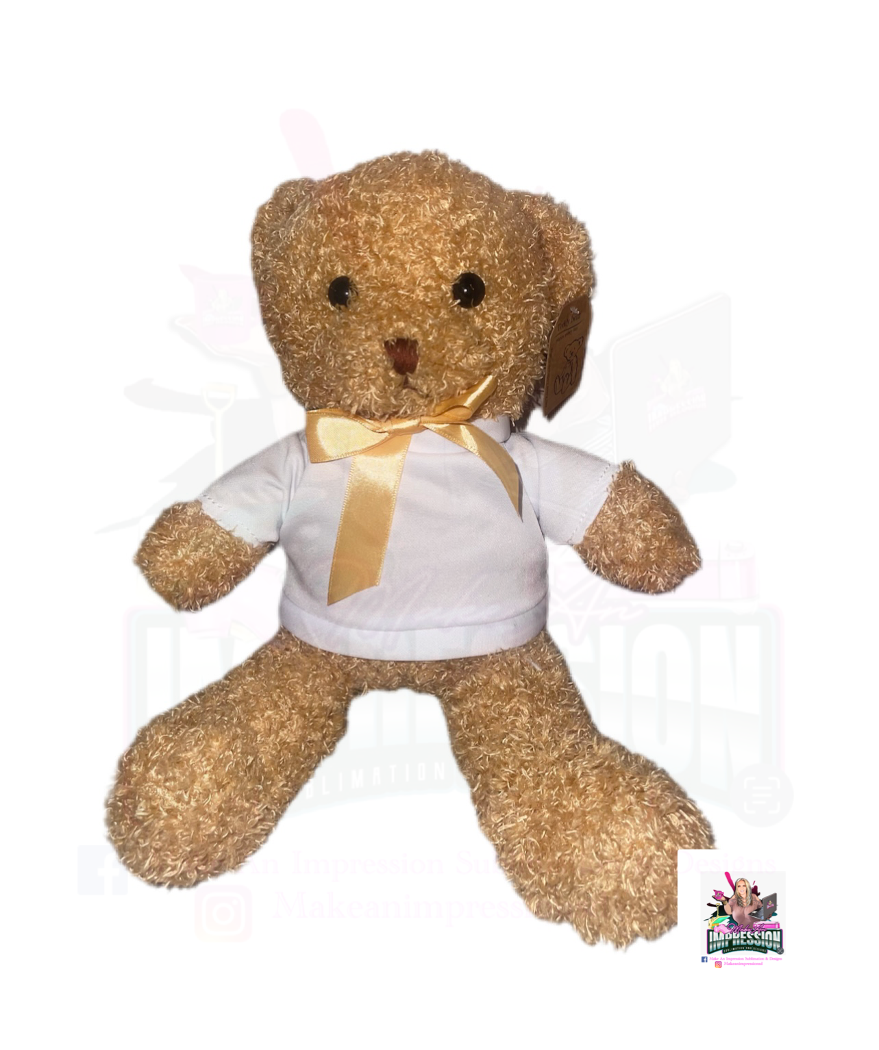 Sublimation Blank Teddy Bear Old Fashion