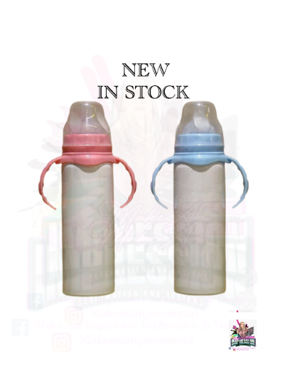 Sublimation 8oz Blank Baby Bottle – MAKE AN IMPRESSION Sublimation Blanks &  Designs LLC