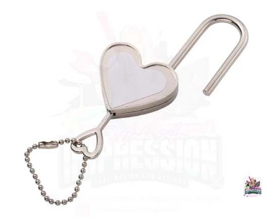 Sublimation Blank keychain Heart Locketu