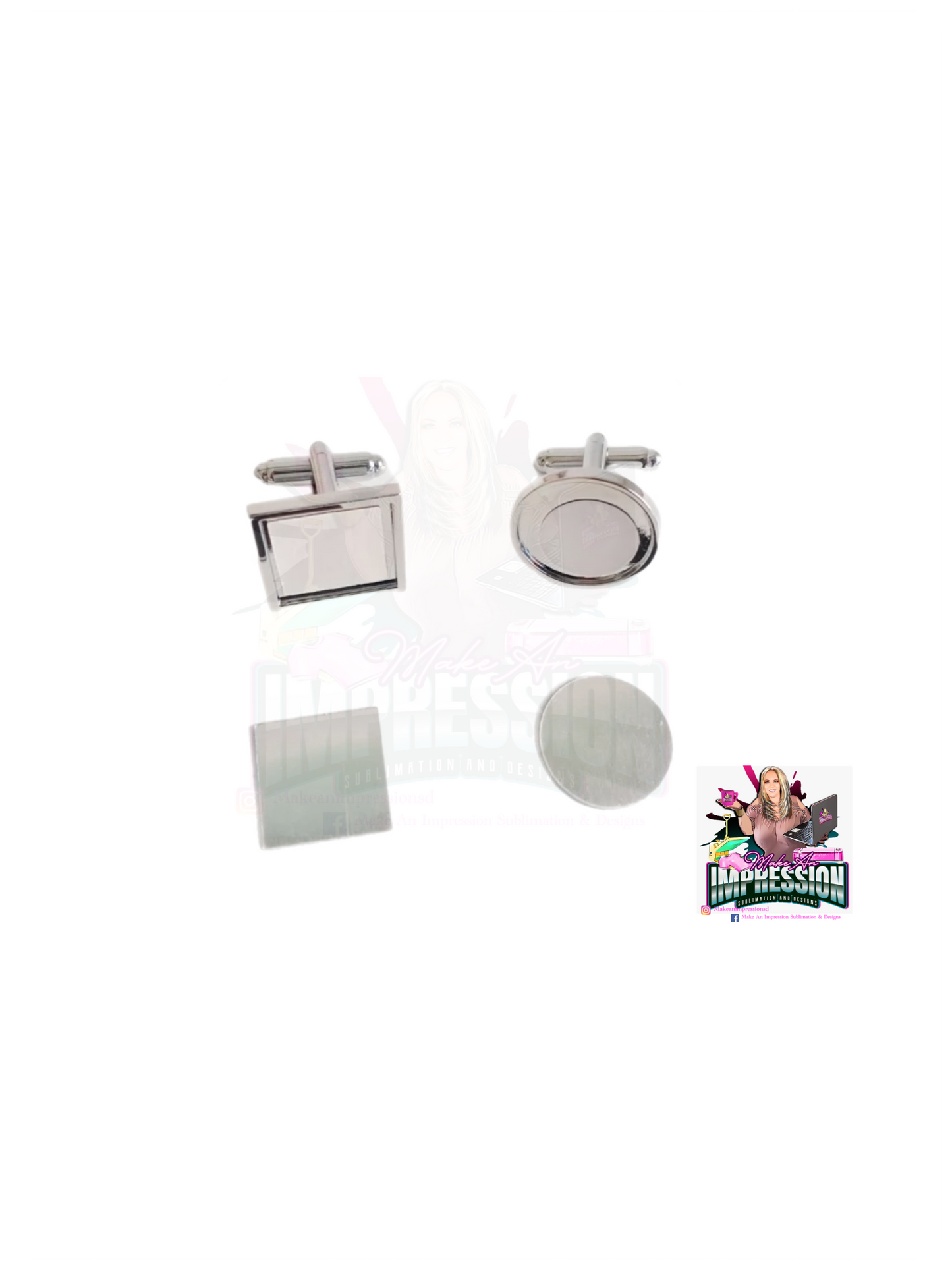 Sublimation Blank Cuff Link