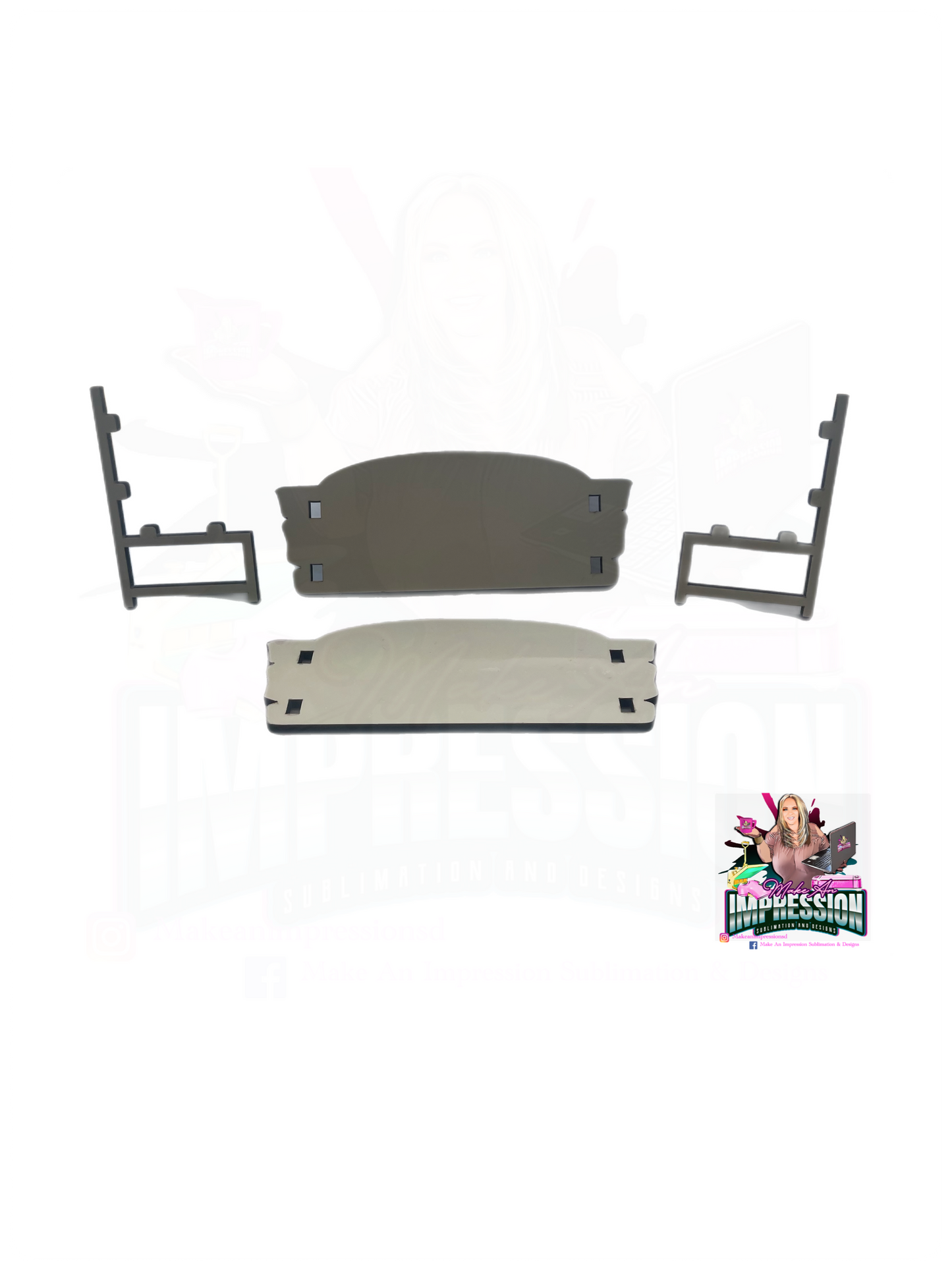 Sublimation Blank Memorial Bench