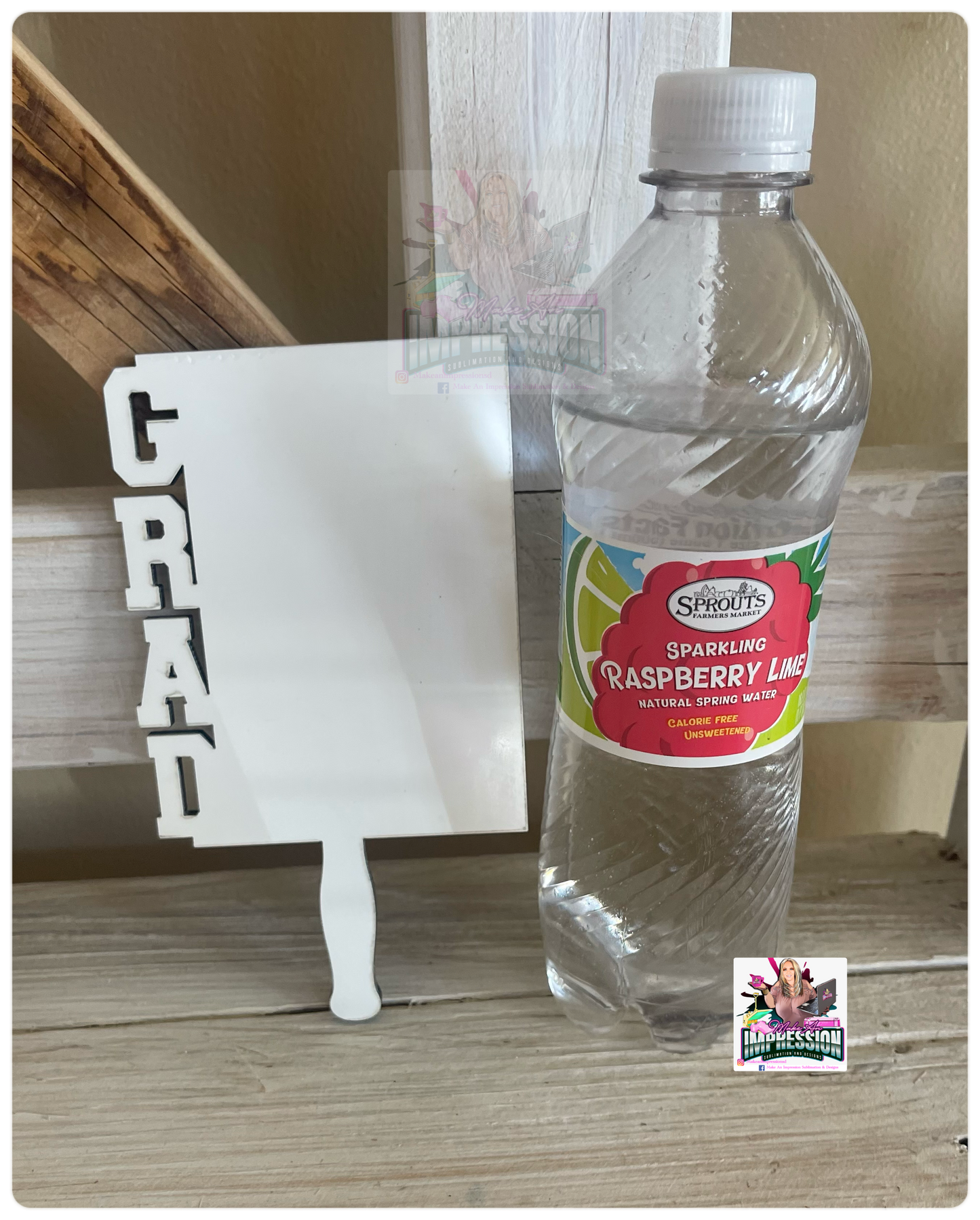 Sublimation Blank Small Graduation Fan