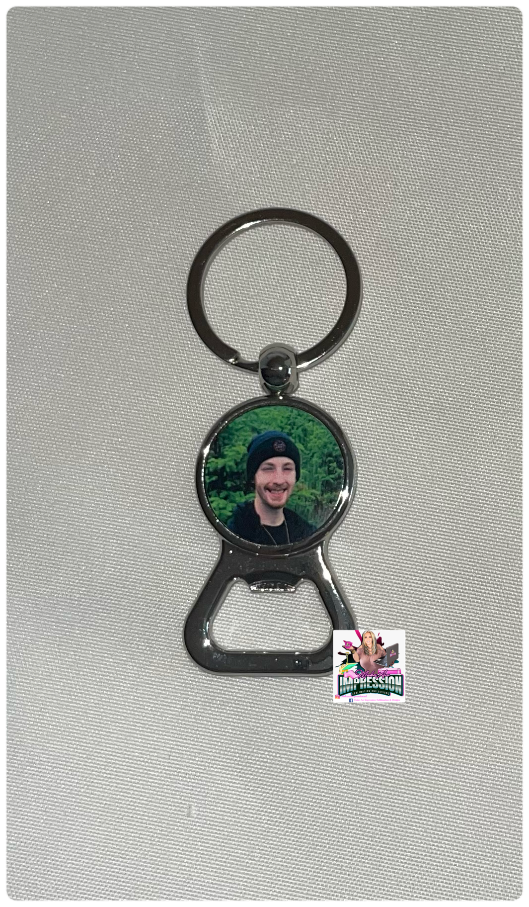 Custom Bottle Opener Keychain