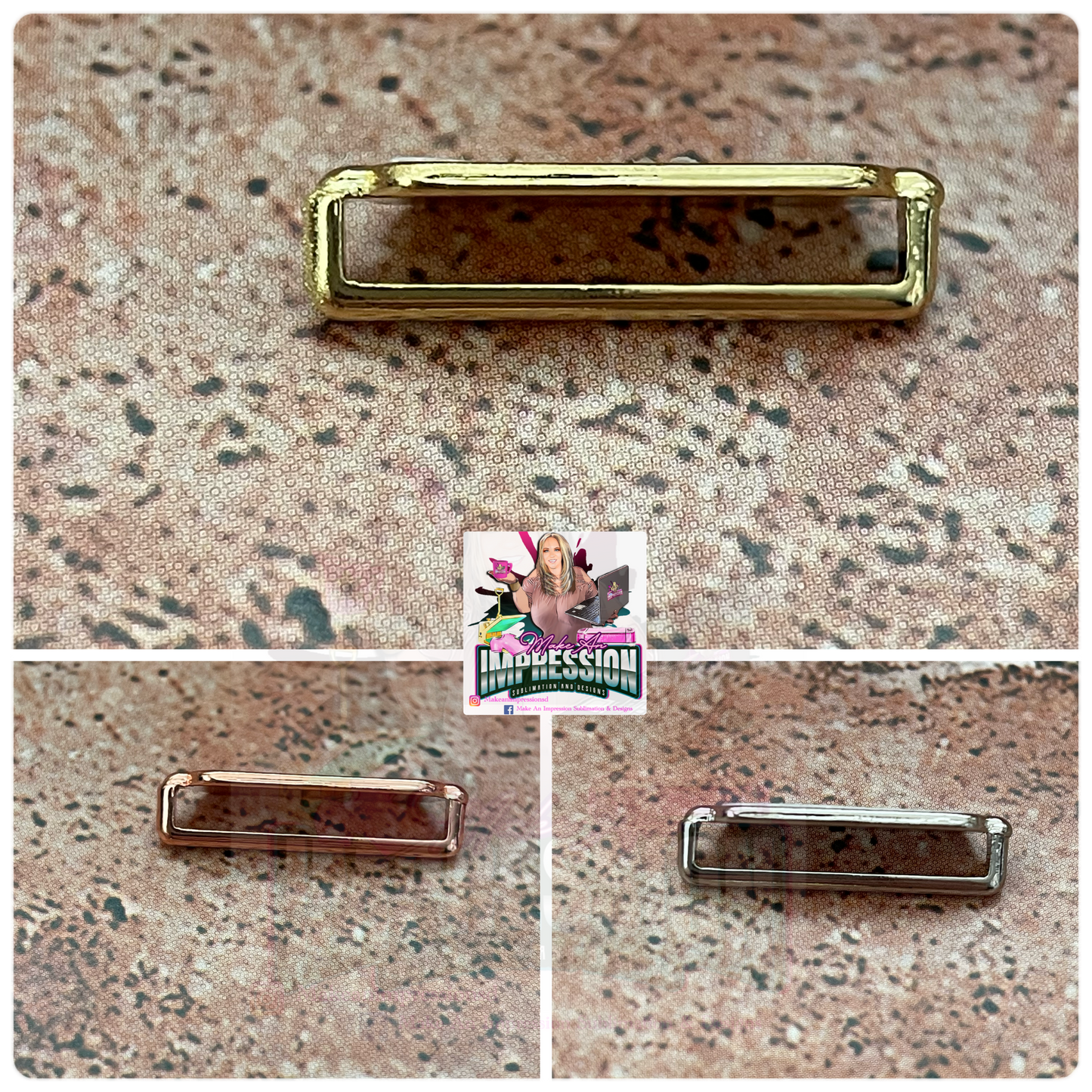 Sublimation Blank Watch Band Charm