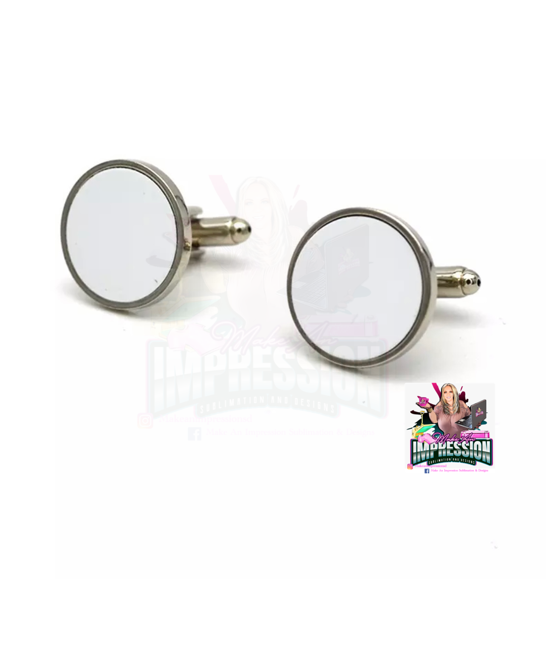 Sublimation Blank Cuff Link