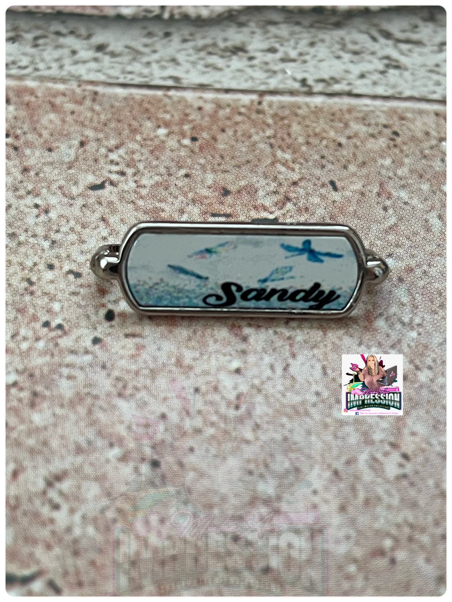 Sublimation Blank Watch Band Charm