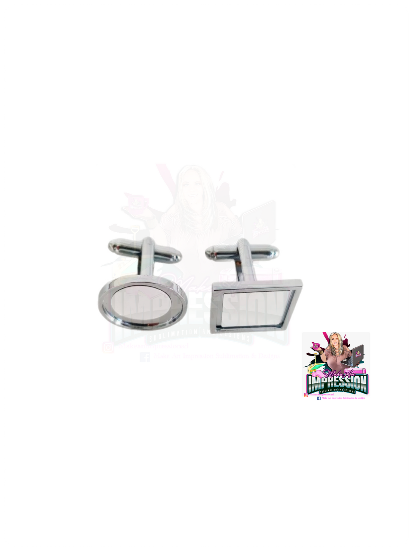 Sublimation Blank Cuff Link