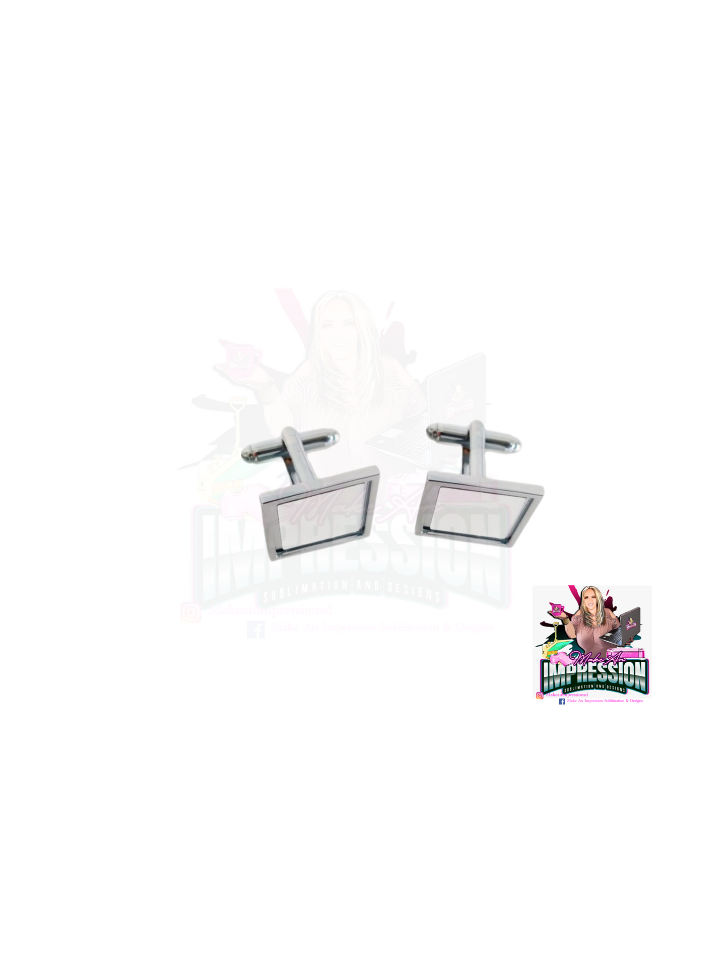 Sublimation Blank Cuff Link