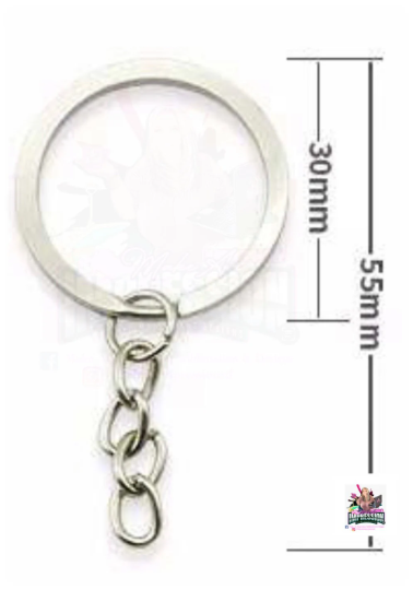 Sublimation or Vinyl Acrylic Transparent Keychain (12ct)