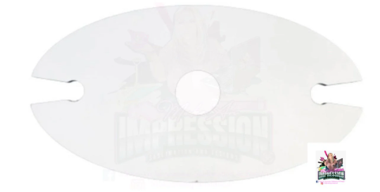 Sublimation Blank MDF Wood Oval Wine Glass Holder