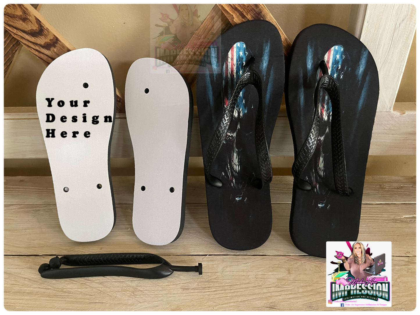Sublimation Flip Flop UNISEX Sandals