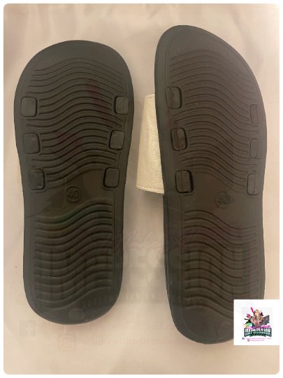 Sublimation Blank Slide Sandals White