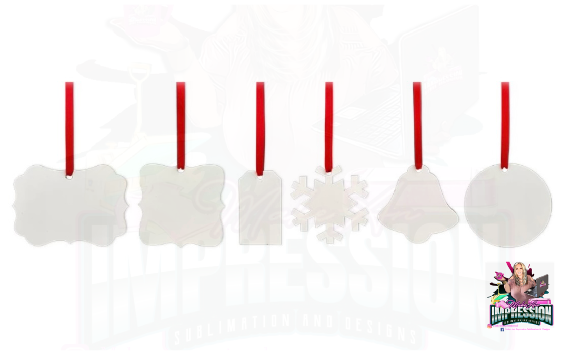 Sublimation Blank MDF Board Ornaments