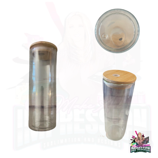 How to Make a Sublimated Snow Globe Tumbler / Glass Can